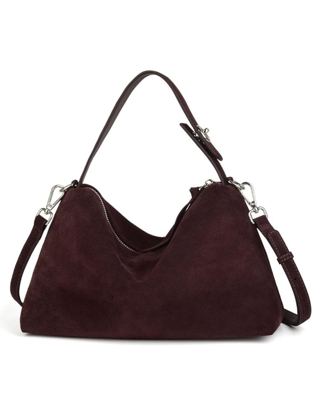 Stylish Premium Suede Leather Crossbody & Tote Handbag for Women, Versatile